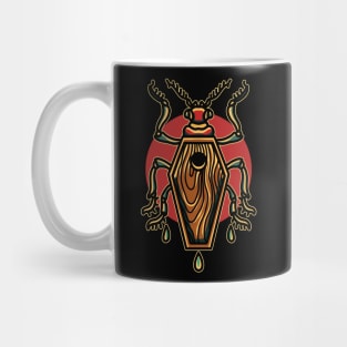 coffin beetle tattoo Mug